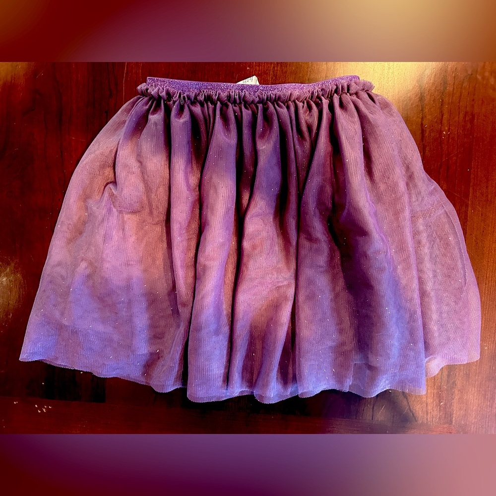 Purple H&M tulle girls skirt